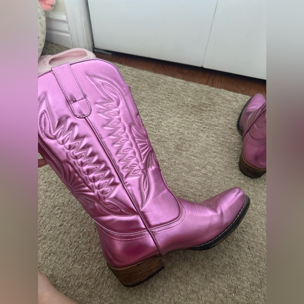 Pink Cowboy Boots